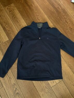 Izod Men's Navy Half-Zip Sweater